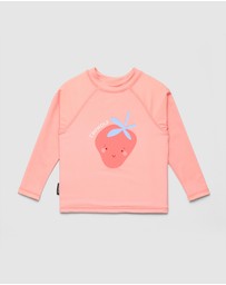 Crywolf - BABY RASH VEST Summer Strawberry
