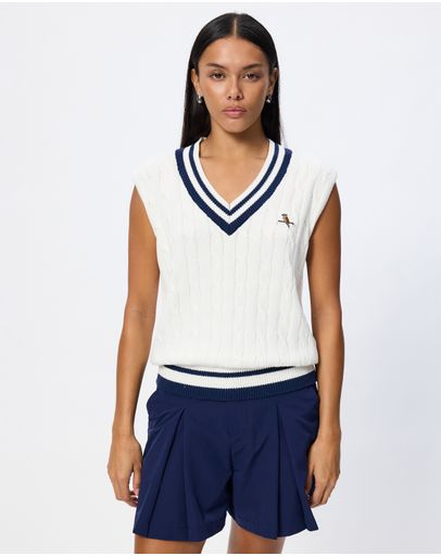 Ecru & Navy
