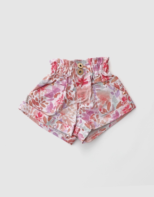WITH LOVE FOR KIDS - Paperbag Denim Shorts - Babies - Kids