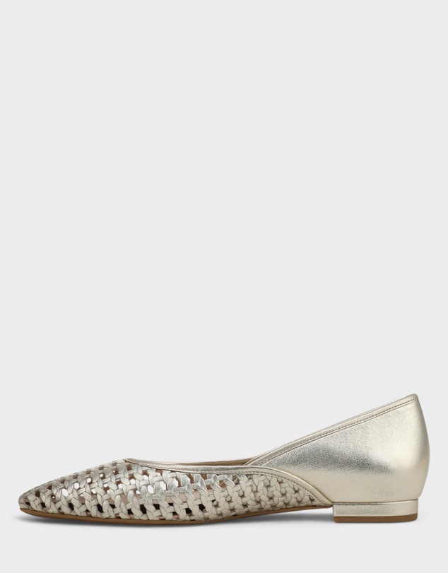 Vionic - Gracia Woven Flat - Gold