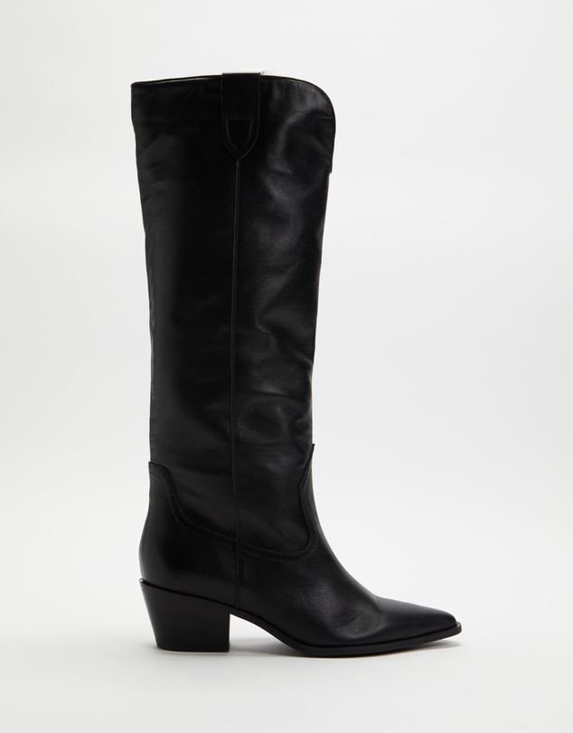 AERE - Knee High Cowgirl Leather Boots