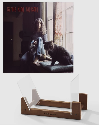 Sony Music - Carole King Tapestry Vinyl Album & Crosley Record Storage Display Stand