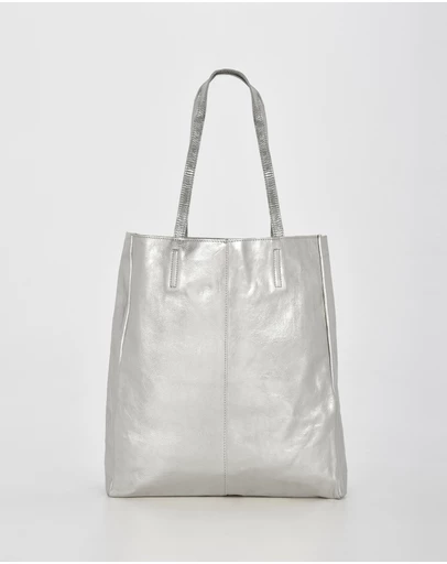 Cobb & Co - Venus Metallic Leather Tote