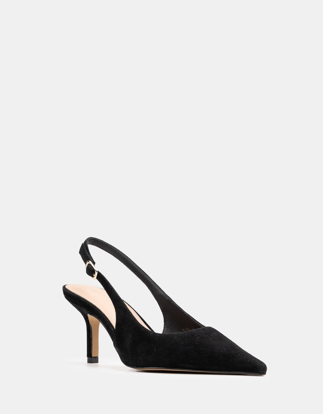 Wittner - Leia Suede Leather Slingbacks