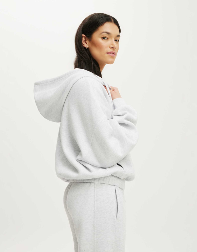 Cotton On Body Active - Plush Oversized Cocoon Zip Through