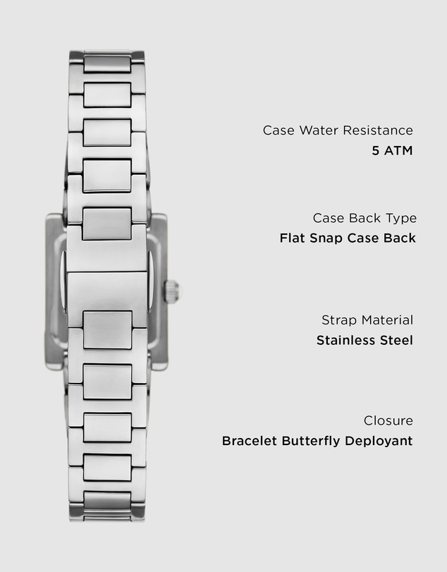 Emporio Armani - Silver Tone Analogue Watch