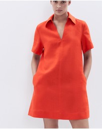 UNISON - Collared Linen Dress