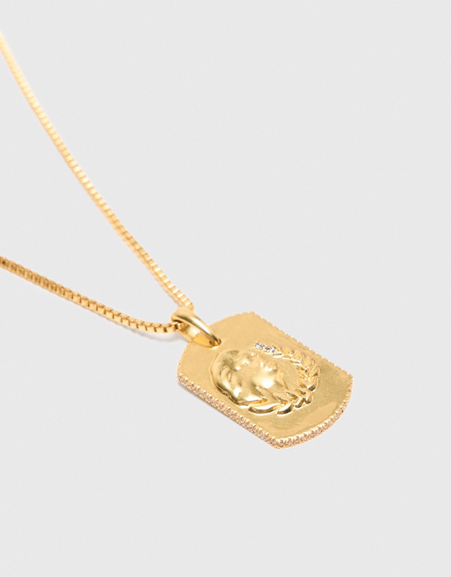 Maje - Astro Plaque Necklace