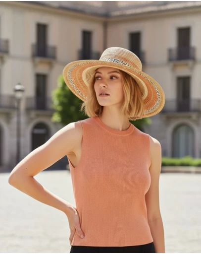 Mossée - Willa Straw Woven Hat