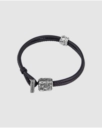 Haze & Glory - ICONIC EXCLUSIVE - Bracelet Daily Dan Leather 925 Sterling Silver