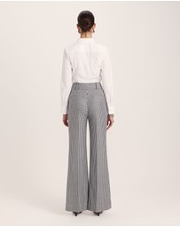 SABA - Prudence Wool Check Pant