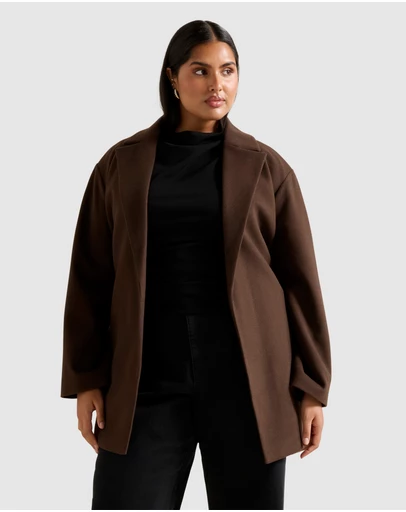 Forever New Curve - Adele Curve Wrap Coat