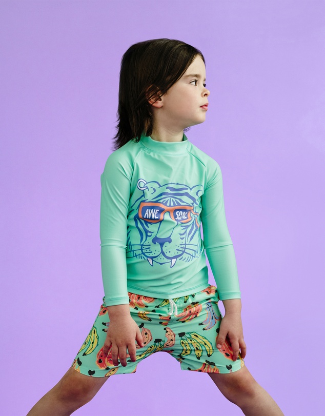 Rock Your Kid - Yardage Print Boardshorts - Kids