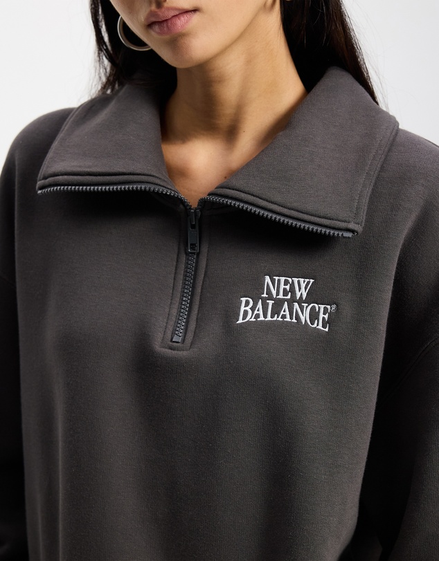 New Balance - Trackside Fleece Half Zip Sweat