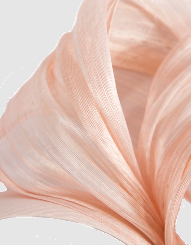 Fillies Collection - Bespoke Blush Bow Racing Fascinator