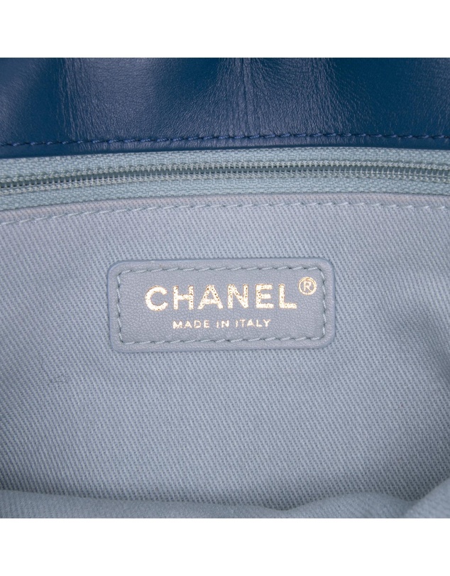 Pre-Loved by Azura Reborn - Pre-Loved Medium Calfskin Coco Chevron Envelope Flap