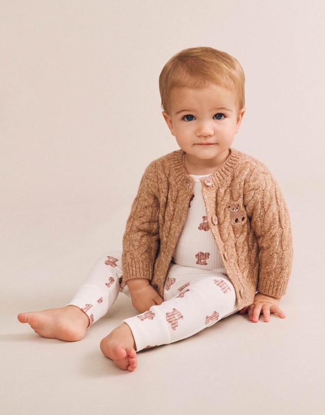 Huxbaby - My First Hux Newborn Knit Cardigan - Babies