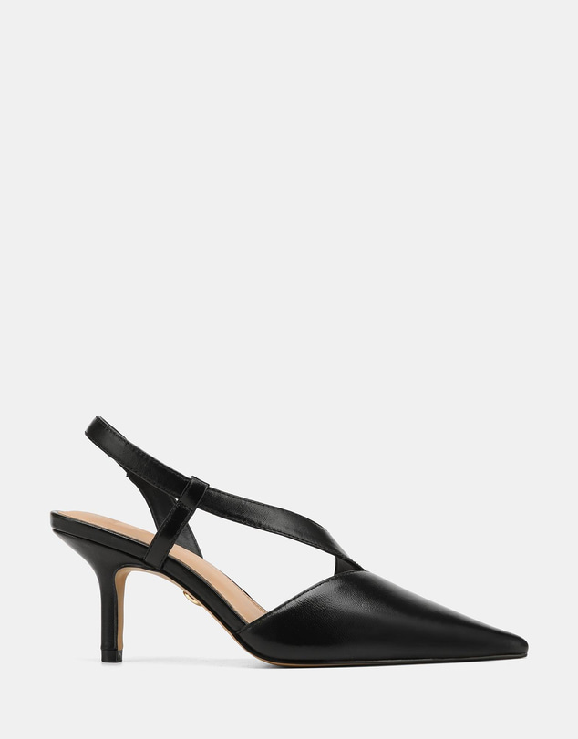 Wittner - Lannie Mid Heels Black Leather