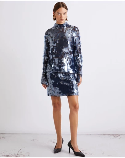 Marella - Sequin Tulle Top
