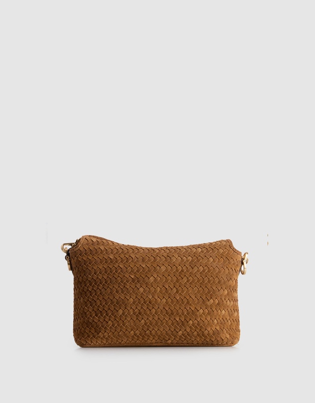 Evity - Clara Suede Leather Grab Bag