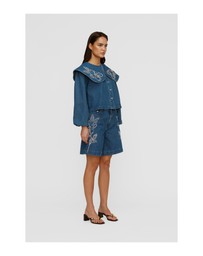 The Wolf Gang - Wynn Denim Blouse - Bluestone