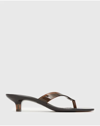 Betts - Tyla Jelly Kitten Heel Thong Sandals