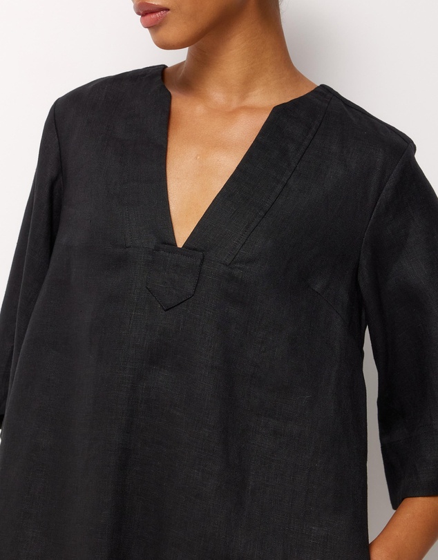 AERE - Soraya Linen Mini Dress