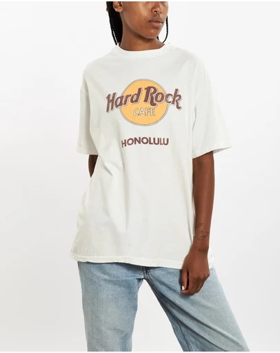 Vintage by The Real Deal - Pre Loved - 90s Hard Rock Cafe 'Honolulu' Tee