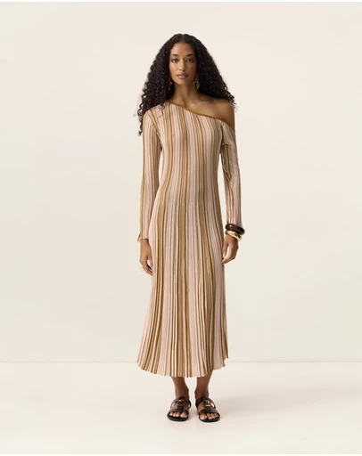 MOS The Label - Selva Knit Off Shoulder Dress