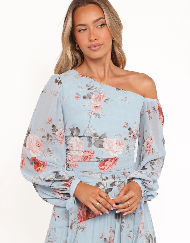 Petal & Pup - Levine Maxi Dress - Blue Floral