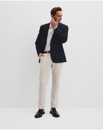 Country Road - Regular Textured Wool Stretch Blazer