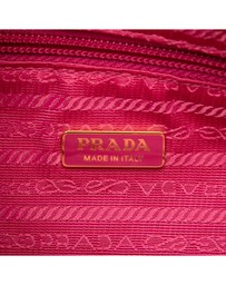 Pre-Loved by Azura Reborn - Pre-Loved Tessuto Canapa Logo Bow Satchel