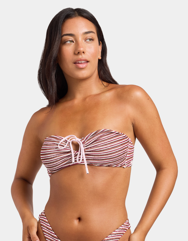 Roxy - Womens Daphne Bandeau Bikini Top