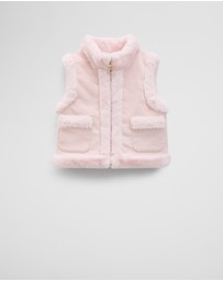 Country Road - Reverse Faux Fur Vest