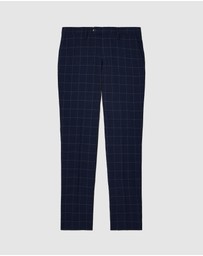 Politix - Sebastian Windowpane Check Tailored Pant
