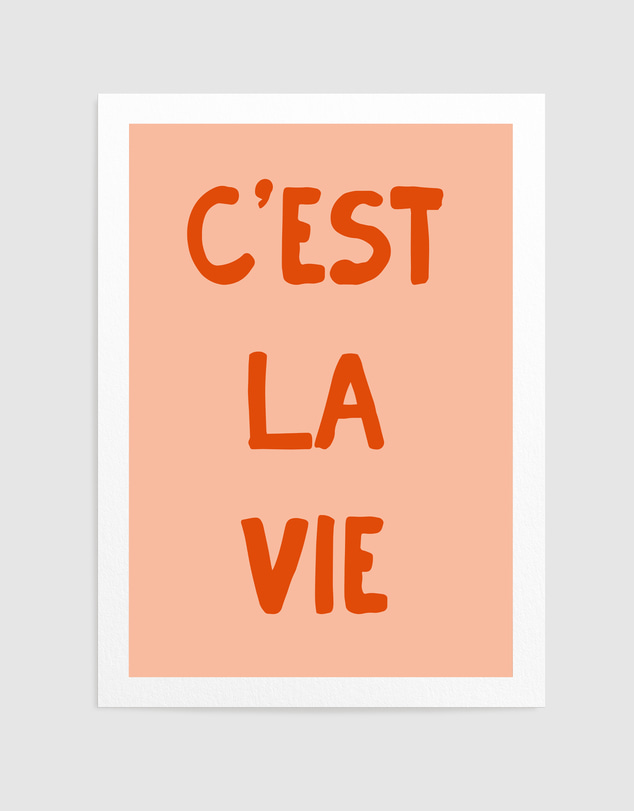 Olive et Oriel - Cest Lavie by Treechild Art Print