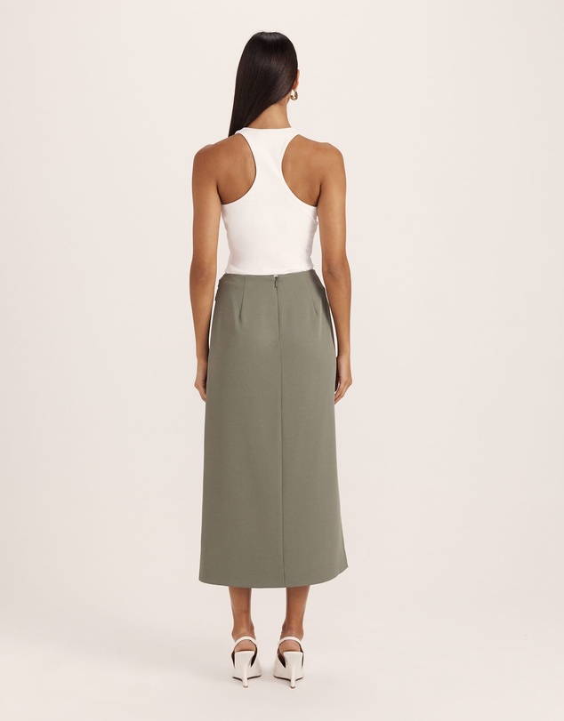 SABA - Dharma Drape Midi Skirt