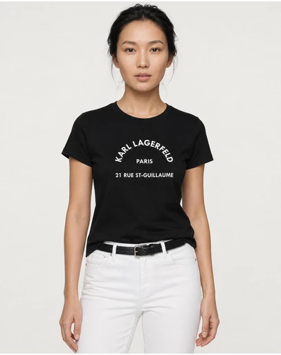 Karl Lagerfeld - Rue St-Guillaume Glitter T-Shirt