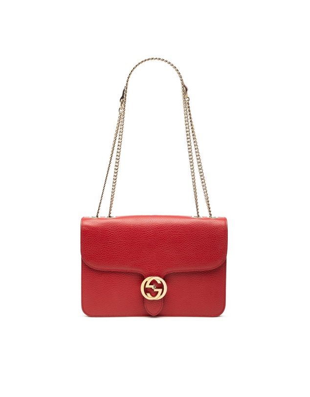 Pre-Loved by Azura Reborn - Pre-Loved Medium Dollar Calfskin Interlocking G Crossbody