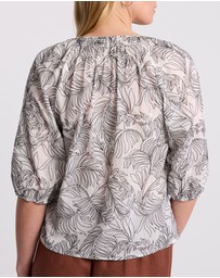 David Lawrence - Fern Embroidered Blouse