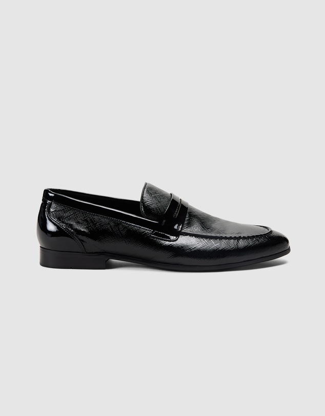 Politix - Patent Saffiano Texture Loafers