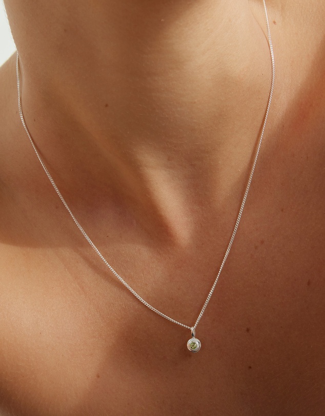 Kirstin Ash - Birthstone Necklace August Peridot