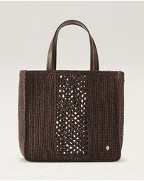 Helen Kaminski - Arleth Raffia Crochet Mini Tote