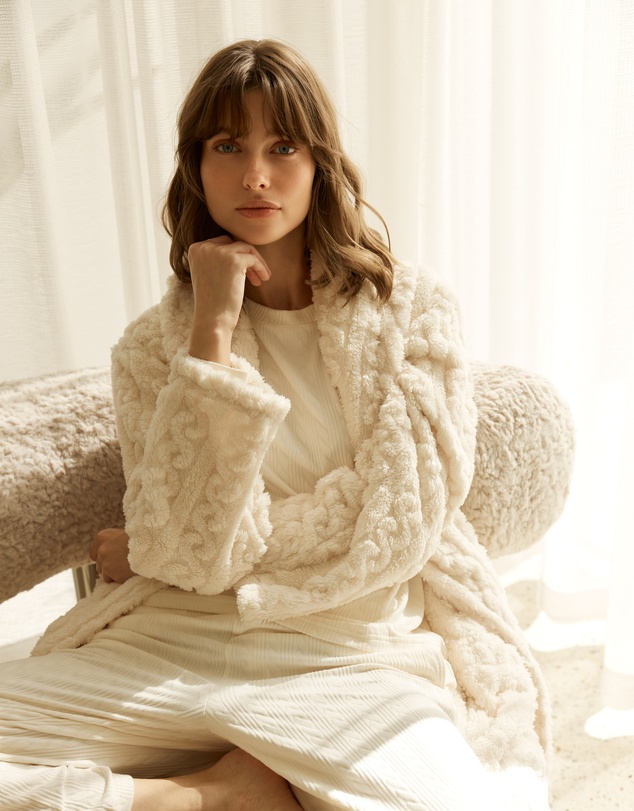 Gingerlilly - Gabriella Plush Long Robe