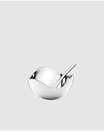 Georg Jensen - Bloom Salt Cellar with Spoon