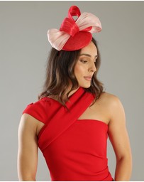 Morgan & Taylor - Heather Fascinator in Red