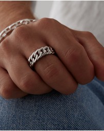 Najo - Cuban Men's Silver Ring