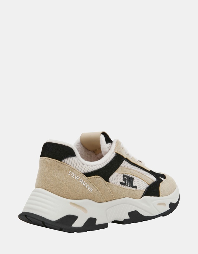 Steve Madden - Sneak-Peak Irish/Black Silver Sneakers
