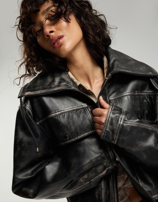 ONE TEASPOON - Atlas Leather Utility Jacket