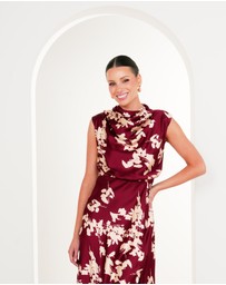 Pilgrim - Aisha Cowl Neck Maxi Dress